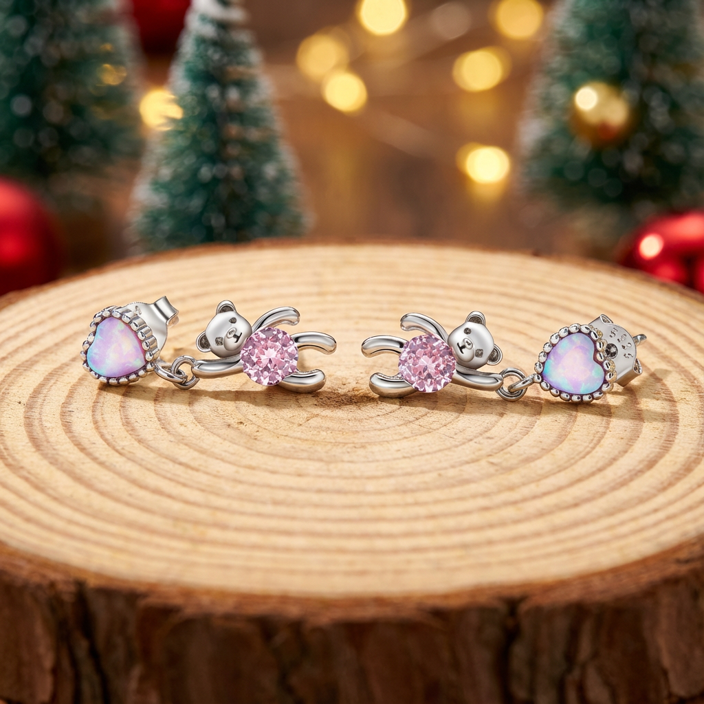 Christmas Bear Earrings