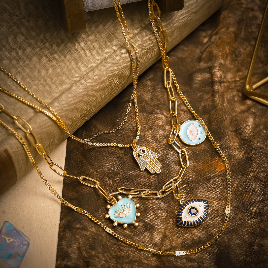 Evil Eye Layered necklace
