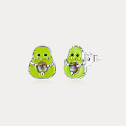 Avocado Stud Earrings