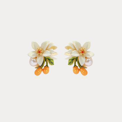 Orange Blossom Earrings