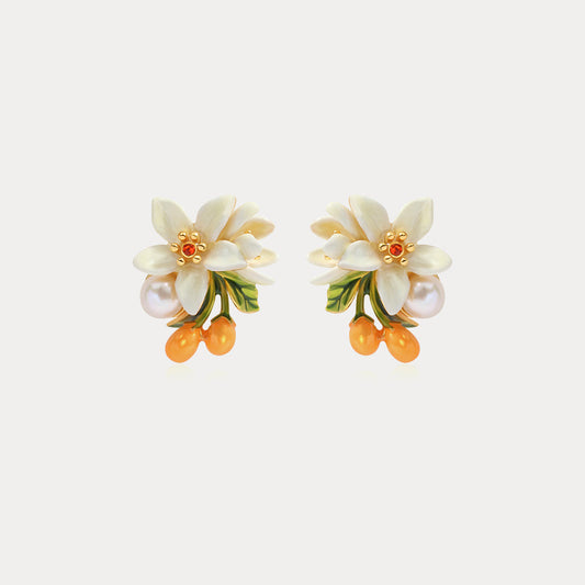 Orange Blossom Earrings