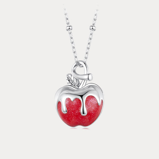 Christmas Apple Locket Necklace