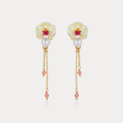 Phalaenopsis Tassel Earrings