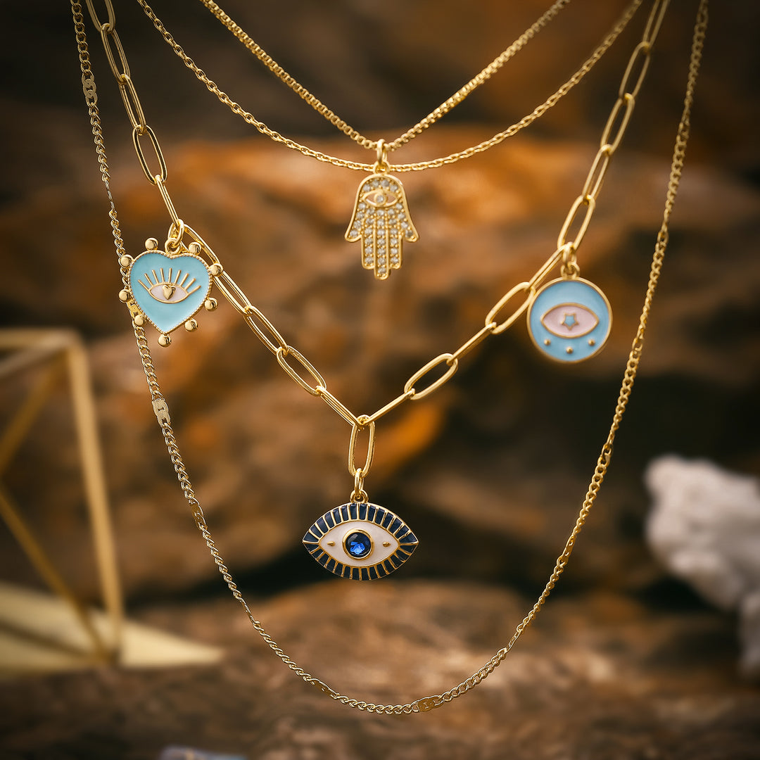 Evil Eye Layered necklace
