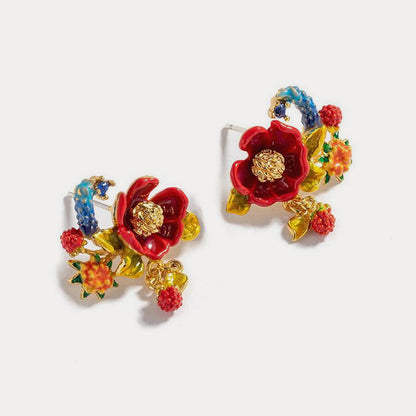 Peony Earrings