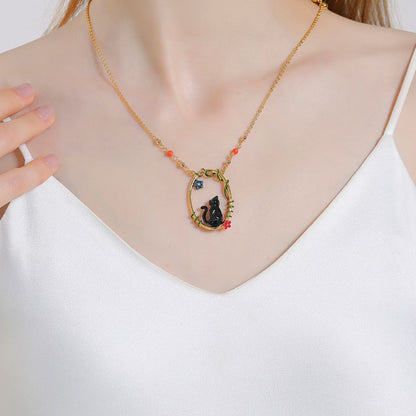 Black Cat Necklace