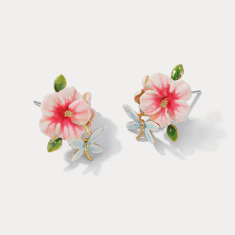 Hibiscus Earrings