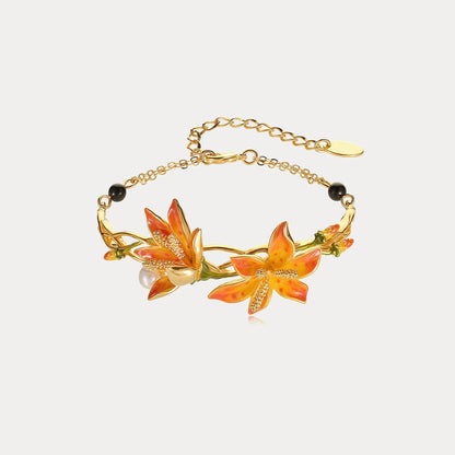 Blackberry Lily Bracelet