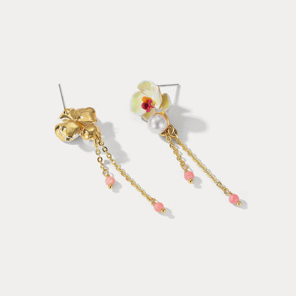 Phalaenopsis Tassel Earrings