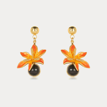 Blackberry Lily Earrings