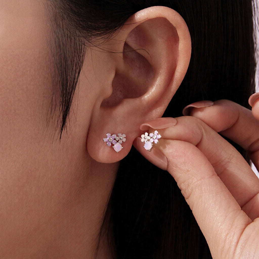 Forget-Me-Not Stud Earrings