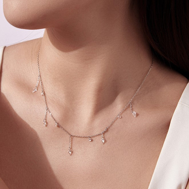 Star Tassel Charms Necklace