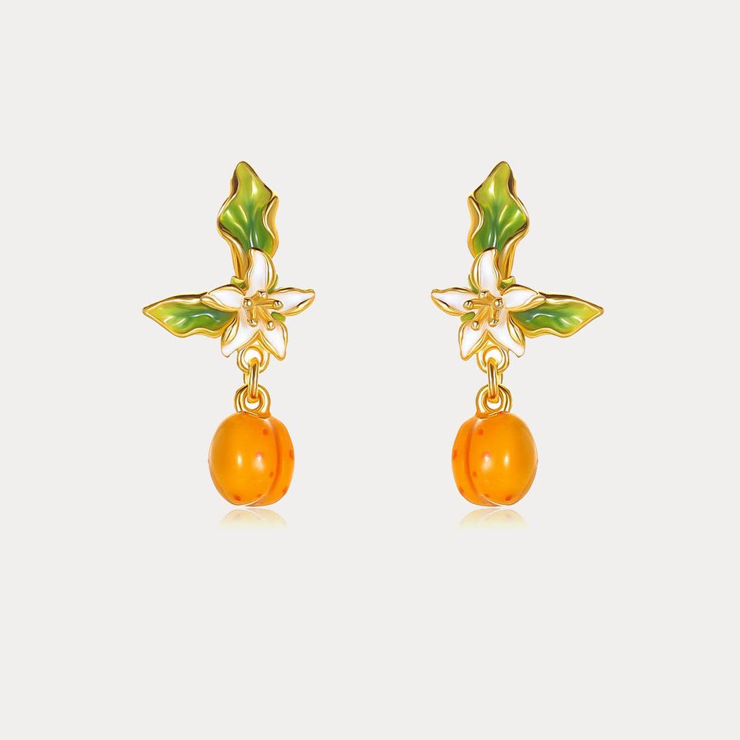 Golden Apricot Earrings