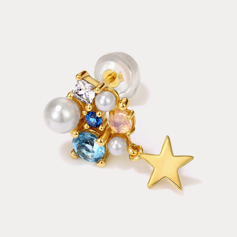 Celestial Dreams Crystal Stud Earrings