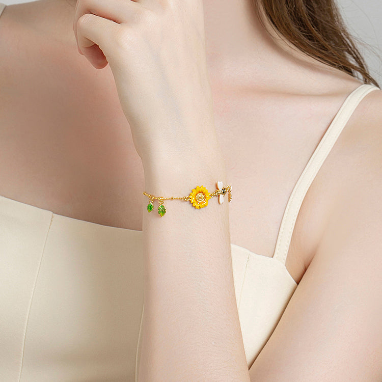 Sunflower Bracelet