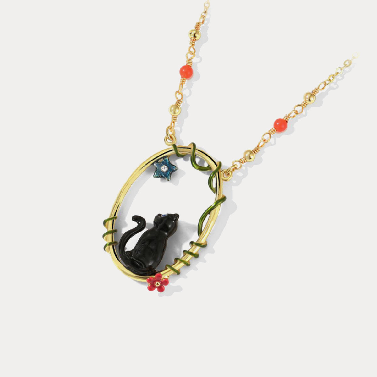 Black Cat Necklace