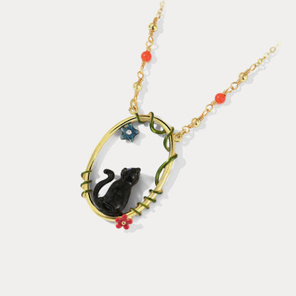 Black Cat Necklace