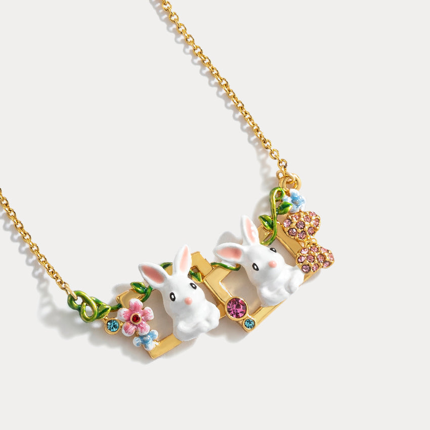 Blossom Bunny Statement Necklace