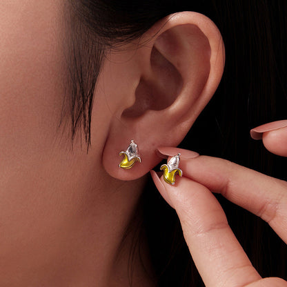 Banana Stud Earrings