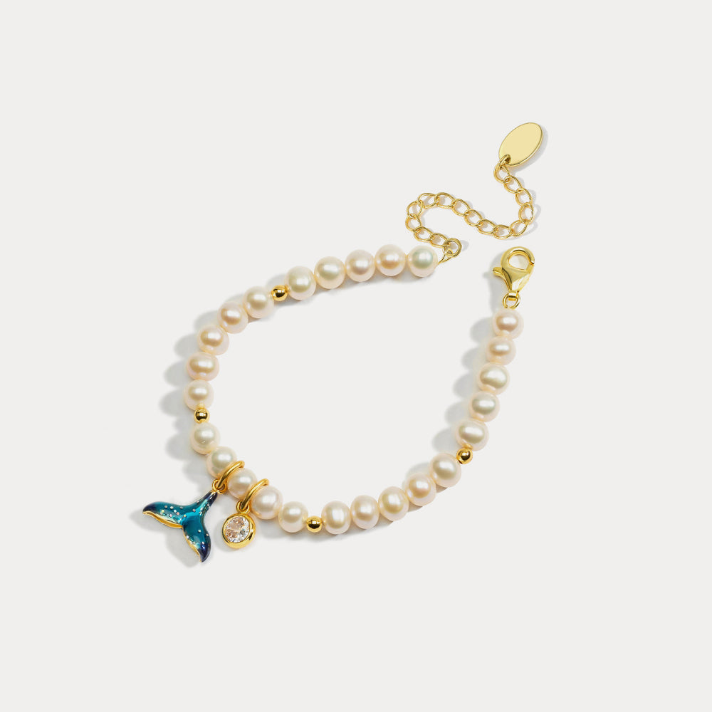 Mermaid Tail Pearl Bracelet