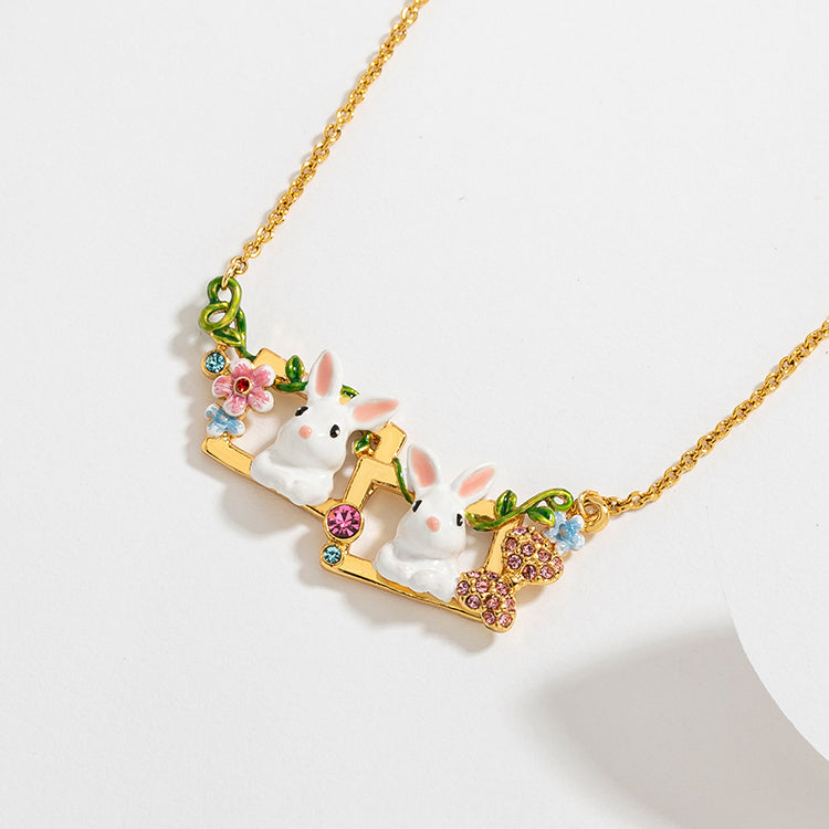 Blossom Bunny Statement Necklace