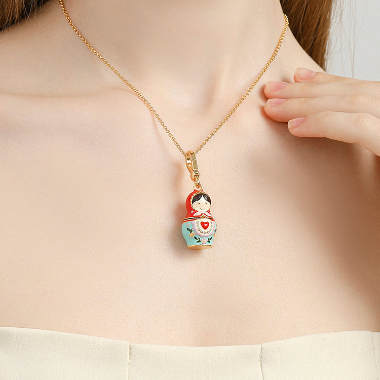 Matryoshka Locket Pendant