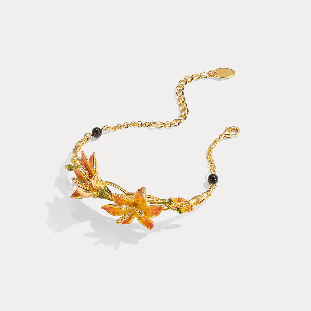 Blackberry Lily Bracelet