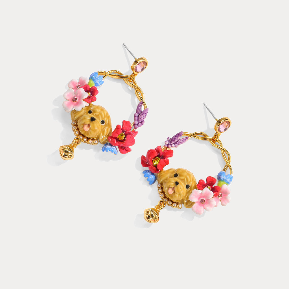 Goldendoodle Earrings