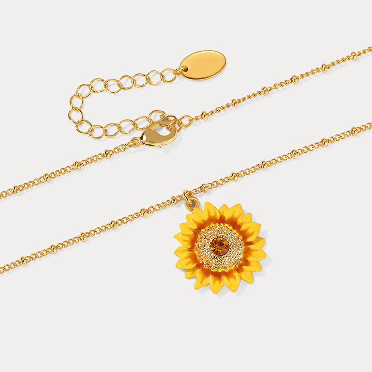 Sunflower Necklace