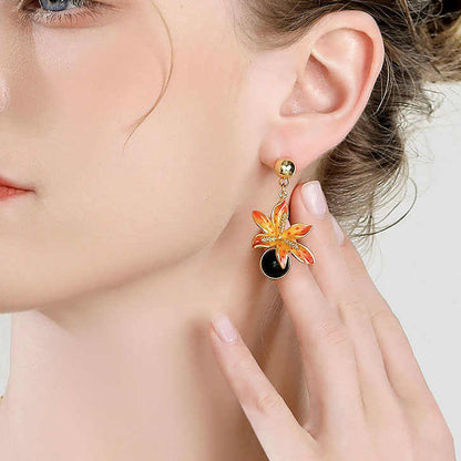 Blackberry Lily Earrings