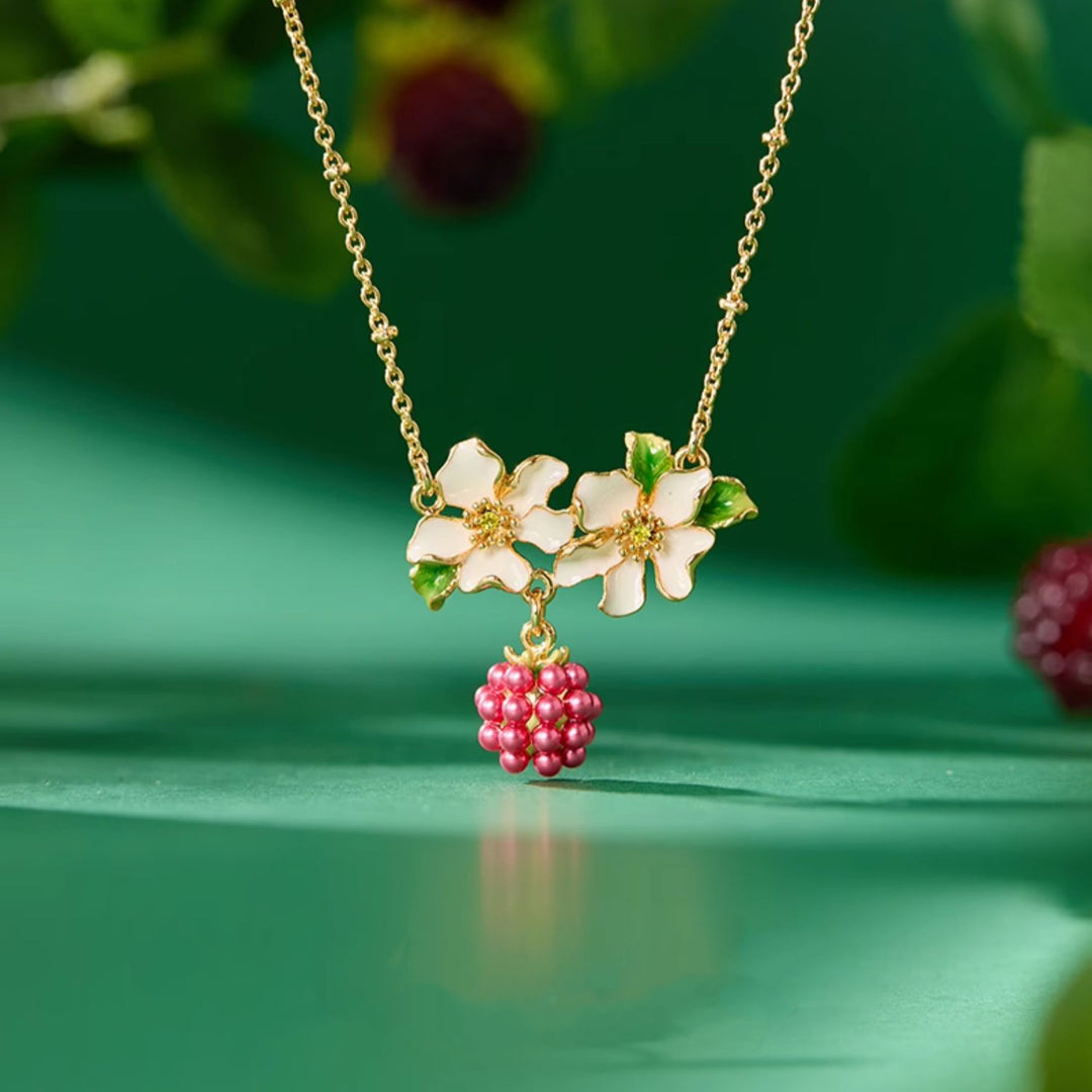 Raspberry Necklace