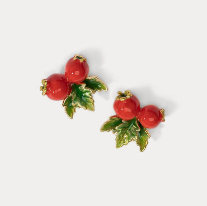 Cranberry Earrings