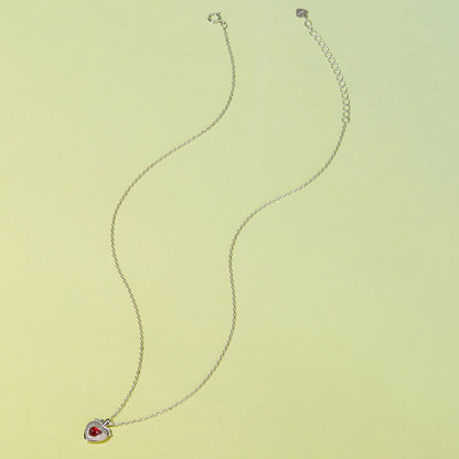 Stawberry Heart Necklace