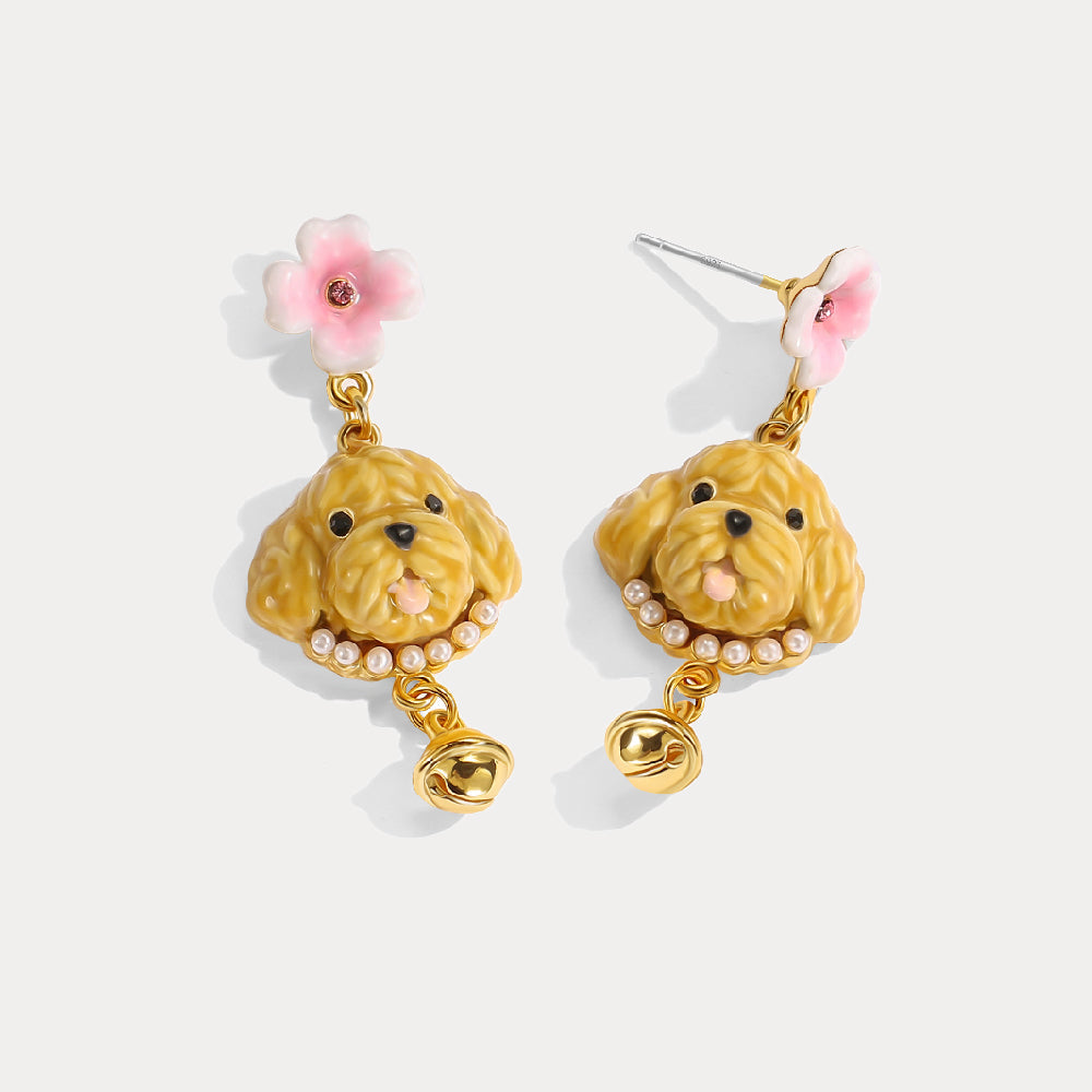 Goldendoodle Earrings