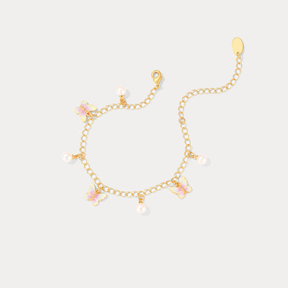 Butterfly Pearl Bracelet