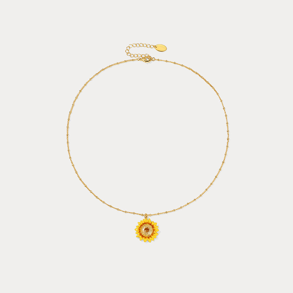 Sunflower Necklace