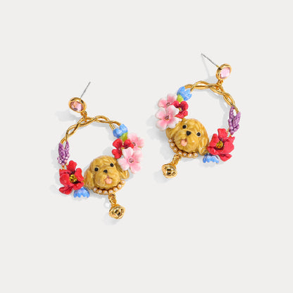 Goldendoodle Earrings