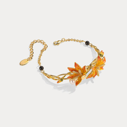 Blackberry Lily Bracelet