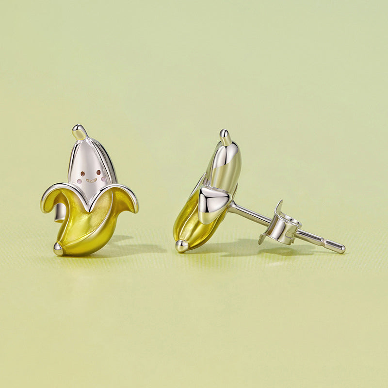 Banana Stud Earrings