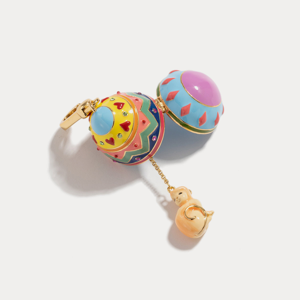 Dog Easter Egg Locket Pendant