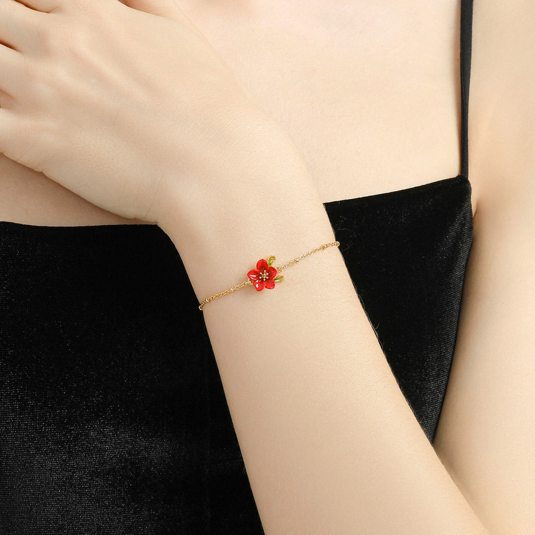 Begonia Flower Bracelet