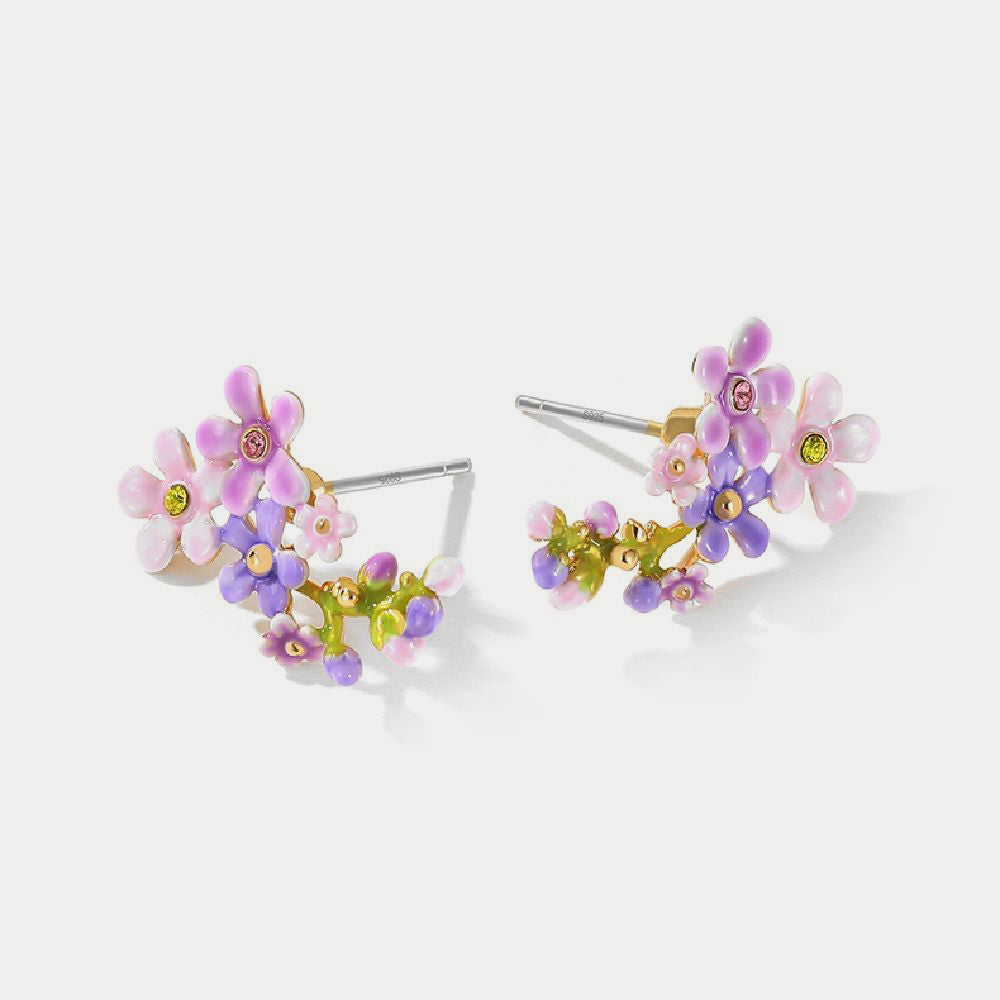 Forget-Me-Not Stud Earrings