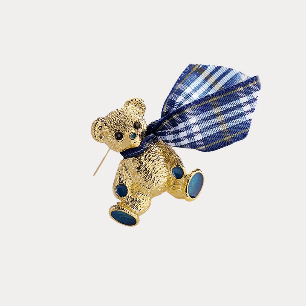 Christmas Bear Brooch