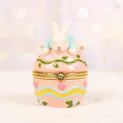 Sleeping Bunny Trinket Box