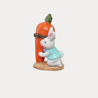 Bunny and Carrot Trinket Box