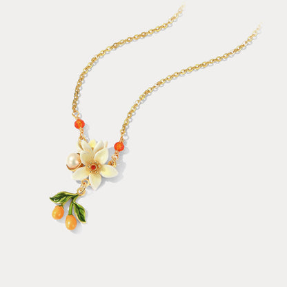 Orange Blossom Necklace