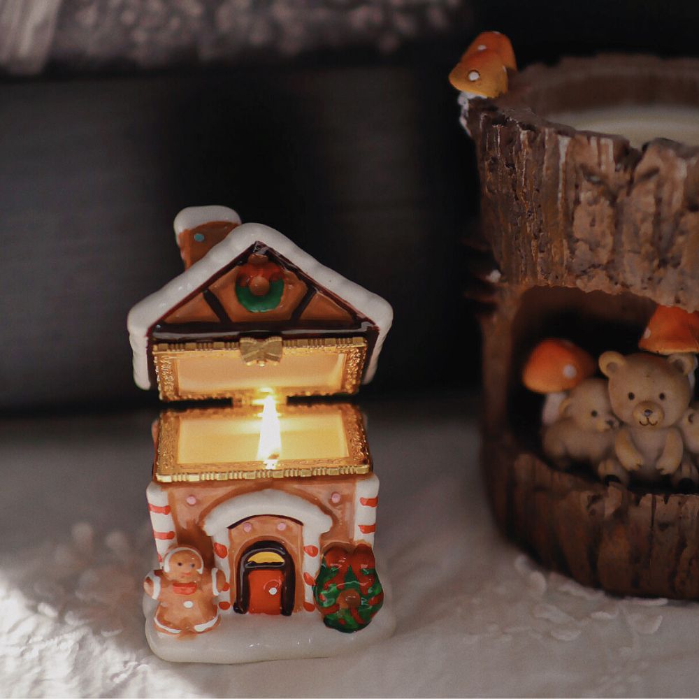 Gingerbread House Trinket Box