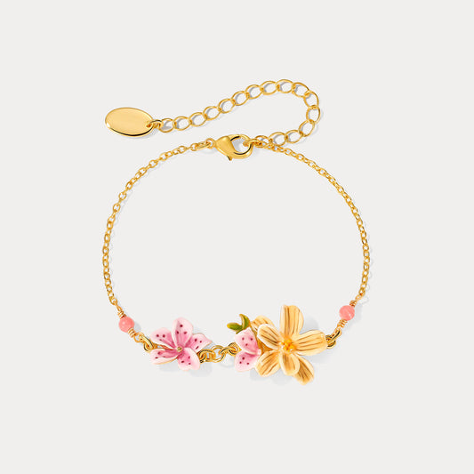 Sweet Pear Flower Bracelet