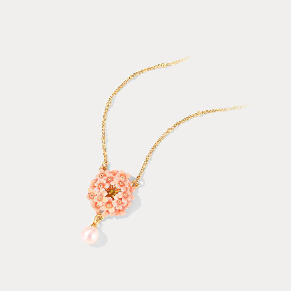 Pink Verbena Necklace