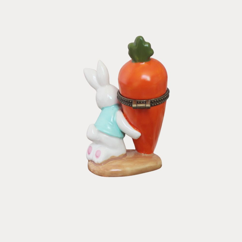 Bunny and Carrot Trinket Box